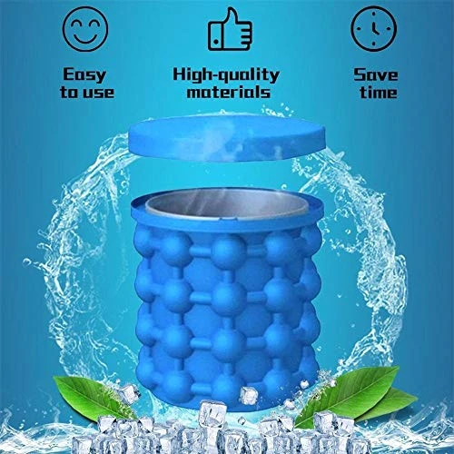 Ice Buckets Silicone Ice Maker Quick Ice Bucket Storage Silicone Bucket Refrigerator Effect Fast Ice Buckets (Color : A01, Size : 104103103mm) 6 Ice Buckets Silicone Ice Maker Quick Ice Bucket Storage Silicone Bucket Refrigerator Effect Fast Ice Buckets (Color : A01, Size : 104103103mm) - Image 4
