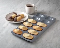 Non-Stick Madeleine Pan, Carbon Steel, 12-Cup,Grey -Wilton Shop 51vvdwK4wPL