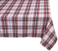 100% Cotton Checkered Buffalo Tablecloth - Washable Table Cover Perfect For Any Occasion Indoors Or Outdoors Red And White 52 X 52 -Wilton Shop 51vzkaG32pL. AC