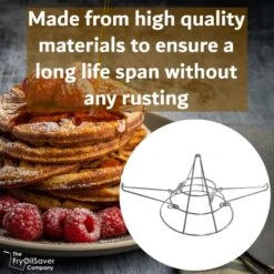 Chef-Master Fryer Oil Filter Stand With Folding Arms To Attach To Deep Fryers, Cooking Oil Filter Holder, Maple Syrup Cone Filter Stand, Model 90073, 7.68 X 9.25 X 9.25" -Wilton Shop 51w2fvX3AvL