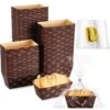 100 Pcs Paper Loaf Pan Mini Disposable Paper Baking Bread Loft Mold Microwave Oven Freezer Baking Pan 100 Pcs Reusable Clear Plastic Bread Bags With Ties For Baked Goods Bakery (3.1 X 1.5 X 1.7 Inch) 1 100 Pcs Paper Loaf Pan Mini Disposable Paper Baking Bread Loft Mold Microwave Oven Freezer Baking Pan 100 Pcs Reusable Clear Plastic Bread Bags With Ties For Baked Goods Bakery (3.1 X 1.5 X 1.7 Inch) -Wilton Shop 51w4KeWYYNL
