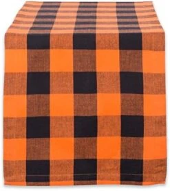 Buffalo Check Collection, Classic Farmhouse Table Runner, 14x72, Black & White -Wilton Shop 51wT9SaFtPL. AC