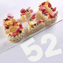 0-9 12 Inch Number Cake Molds DIY Baking Cake Stencils Templates With 6 Icing Tips Icing Smoother And Pastry Bags For Wedding Birthday Anniversary 16 0-9 12 Inch Number Cake Molds DIY Baking Cake Stencils Templates With 6 Icing Tips Icing Smoother And Pastry Bags For Wedding Birthday Anniversary -Wilton Shop 51wduNjXU4L