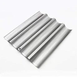 Baguette Baking Pan Non Stick Coating Perforated Baguette Bread Pans For French Bread Baking Supplies 10 Baguette Baking Pan Non Stick Coating Perforated Baguette Bread Pans For French Bread Baking Supplies -Wilton Shop 51wf5G2V50L