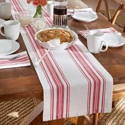 Use Living Homestead Stripe Napkins, Rustic 100% Cotton Napkins, 20 Inches By 20 Inches, Blue/White, Set Of 4 -Wilton Shop 51whh8L2Z2L. AC