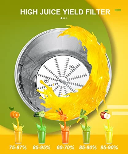 Juicer Machine, 600W Juicer With 3.5” Big Mouth For Whole Fruits And Veg, Juice Extractor With 3 Speeds, BPA Free, Easy To Clean 5 Juicer Machine, 600W Juicer With 3.5” Big Mouth For Whole Fruits And Veg, Juice Extractor With 3 Speeds, BPA Free, Easy To Clean - Image 3