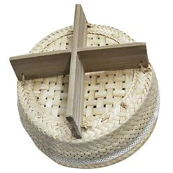 Bamboo Rice Steamer Basket With Lid Sticky Rice Cooker Thai Home Electric Cooker Food Safe Free Cloth 1 Piece 11 Bamboo Rice Steamer Basket With Lid Sticky Rice Cooker Thai Home Electric Cooker Food Safe Free Cloth 1 Piece -Wilton Shop 51wxvy1oO7L