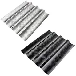 Baguette Baking Pan Non Stick Coating Perforated Baguette Bread Pans For French Bread Baking Supplies 11 Baguette Baking Pan Non Stick Coating Perforated Baguette Bread Pans For French Bread Baking Supplies -Wilton Shop 51wzd0pESeL