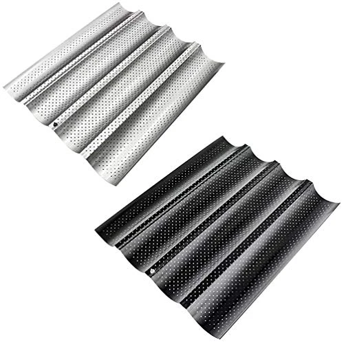 Baguette Baking Pan Non Stick Coating Perforated Baguette Bread Pans For French Bread Baking Supplies 7 Baguette Baking Pan Non Stick Coating Perforated Baguette Bread Pans For French Bread Baking Supplies - Image 5