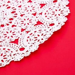 300 Pack Round Paper Doilies, 10 Inches Round Medallions Lace Placemats For Crafts & Wedding -Wilton Shop 51x8JwyEI3L
