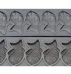 Taiyaki Waffle Maker | Fish-Shaped Waffle Iron | Nonstick (6 Pcs (Closed-Mouth Fish)) -Wilton Shop 51xEjZB465L