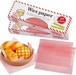 100 Sheets Valentine's Day Wax Paper Food Picnic Paper, Grease Proof Paper Waterproof Dry Hamburger Paper Liners Wrapping Tissue For Plastic Food Basket (Pink Rose Pattern) -Wilton Shop 51xHsUiuAnL. AC