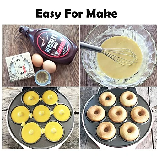 Lectric Mini Donut Maker Machine, Non-stick Surface Donut Maker, Donut Print For Home Making 7 Small Doughnuts And More Snacks 5 Lectric Mini Donut Maker Machine, Non-stick Surface Donut Maker, Donut Print For Home Making 7 Small Doughnuts And More Snacks - Image 3