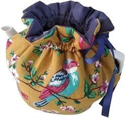 Tea Cosy Cotton Vintage Printed Tea Cozy For Teapots Dust Cover Insulated Kettle Cover Breakfast Warmer For Home Kitchen Decorative Accessories -Wilton Shop 51xZLqneusL. AC