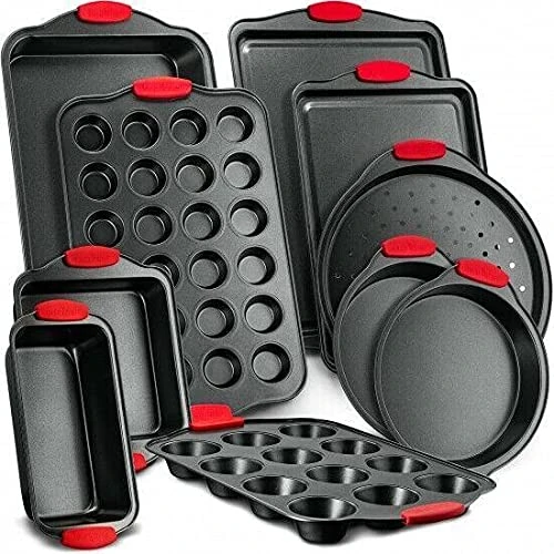 10-Piece Carbon Steel Nonstick Bakeware Baking Tray Set HilariousM Baking Supplies Bakeware Sets Kitchen Essentials Baking Tools Kitchen Supplies Baking Set Kitchen Sets For Home Cookware Sets 3 10-Piece Carbon Steel Nonstick Bakeware Baking Tray Set HilariousM Baking Supplies Bakeware Sets Kitchen Essentials Baking Tools Kitchen Supplies Baking Set Kitchen Sets For Home Cookware Sets