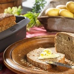 Lurch Germany Flexiform Silicone Bread And Loaf Pan | Non-Stick Silicone Baking Mold For Homemade Cakes, Breads, Meatloaf And Dessert - (7.9" X 2.4" X 2.4") 12 Lurch Germany Flexiform Silicone Bread And Loaf Pan | Non-Stick Silicone Baking Mold For Homemade Cakes, Breads, Meatloaf And Dessert - (7.9" X 2.4" X 2.4") -Wilton Shop 51xcJTifHuL