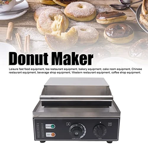 6 Grid Donut Machine Commercial Electric Donut Maker 6 Holes Double Sides Heating Donut Maker Machine For Restaurant Bakery Snack Bar Street Vendor Home 4 6 Grid Donut Machine Commercial Electric Donut Maker 6 Holes Double Sides Heating Donut Maker Machine For Restaurant Bakery Snack Bar Street Vendor Home - Image 2
