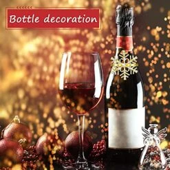 Snowflake Napkin Rings Set Xmas Snowflake Napkin Holders Rhinestone Napkin Rings Holder For Christmas Wedding Party Table Supplies Decor (Gold,6 Pieces) -Wilton Shop 51xm3MnwNuL