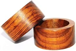 Set Of 12 Wooden Handmade Decorative Napkin Rings For Dinner Party Table Decor 1.5 Inch -Wilton Shop 51xmL8EKVwL