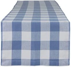 Buffalo Check Collection, Classic Farmhouse Table Runner, 14x72, Black & White -Wilton Shop 51xpOCqAgWL. AC