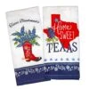 Signs Home Sweet Texas Bluebonnets Tea Towel And Cotton Terry Dishtowel (2 Item Bundle)