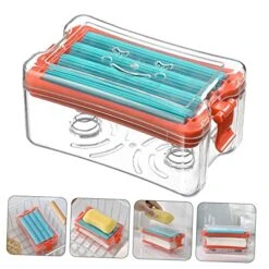 4pcs Soap Box Travel Container Body Wash Container Multitools Soap Box Case Soap Dispenser Soap Dispenser With Roller And Drain Holes Soap Draining Box Travel Soap Container Orange -Wilton Shop 51yJqrbbSOL