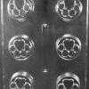 A140 Paw Print Cookie Chocolate Candy Mold With Exclusive Molding Instructions