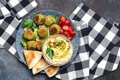 Cloth Dinner Napkin Gingham Plaid Check Fabric-18X18 Navy White, Wedding Napkins, Cocktails Napkins, Fabric Napkins, Cotton Napkins, Mitered Corners & Generous Hem, Dinner Napkins Set Of 12 -Wilton Shop 51yobTq62nS