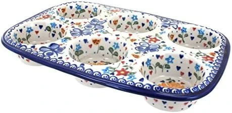 Ish Pottery Garden Of Eden Muffin Pan 6 Ish Pottery Garden Of Eden Muffin Pan - Image 4