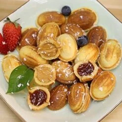 Affle Maker ， Electric Walnut Cake Maker ， Automatic Mini Nut Waffle Bread Machine ， Sandwich Iron Toaster Baking Breakfast Pan Oven -Wilton Shop 51zFLZodl4L