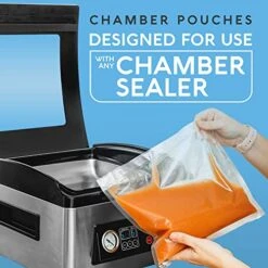 – Chamber Machine Pouches, Pre-Cut Chamber Vacuum Sealer Bags, Heavy Duty Seal Pouch, BPA-Free Chamber Sealer, 10 X 13 Inches, Pack Of 250 Vacuum Chamber Pouches 9 – Chamber Machine Pouches, Pre-Cut Chamber Vacuum Sealer Bags, Heavy Duty Seal Pouch, BPA-Free Chamber Sealer, 10 X 13 Inches, Pack Of 250 Vacuum Chamber Pouches -Wilton Shop 51zLDs3FCRL
