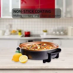 12-Inch Nonstick Electric Skillet - Family-Sized Serves 4 To 6 People -Wilton Shop 51zk4rX6p7L