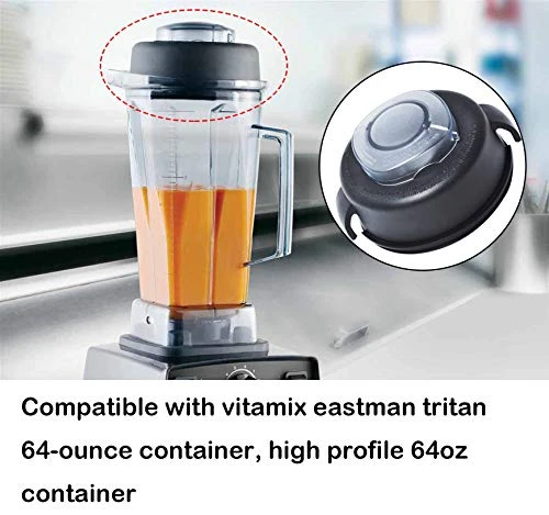 XIANQU 2-Part Lid And Plug Fit For Vita-mix 64-Ounce High Profile Container Blender Replacement Parts For Vita-mix 5200 5000 4 XIANQU 2-Part Lid And Plug Fit For Vita-mix 64-Ounce High Profile Container Blender Replacement Parts For Vita-mix 5200 5000 - Image 2