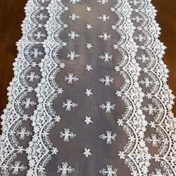 Inicia Table Lace Runner 12×70 Inch Embroidered For Holiday Wedding Picnic Daily Dinner Tables White Decor (Polyester, 12"×70" (31cm×180cm)) 21 Inicia Table Lace Runner 12×70 Inch Embroidered For Holiday Wedding Picnic Daily Dinner Tables White Decor (Polyester, 12"×70" (31cm×180cm)) -Wilton Shop 61 SFKT9rQL. AC