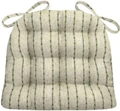 Isbane Collection Upholstery Chair Pads With Ties - Latex Foam Fill, Reversible - Made In USA (Brisbane Camel Tweed, Extra-Large) -Wilton Shop 611g8zYbQvL. AC