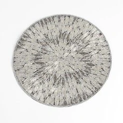 Jaipur Handmade Beaded Design 15-inch Round Placemat - 1-Piece (Teal) -Wilton Shop 614bVjVobEL. AC