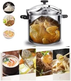 Pressure Cooker- Programmable Pressure Cooker, Slow Cooker,Rice Cooker,Steamer,Saute，Family Best Choice (Color : Silver, Size : 28CM) -Wilton Shop 615jqbHwszL