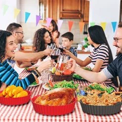 Air Fryer Silicone Pot,2-Pack 9.4 Inch Reusable Air Fryer Liners Round Food Safe Non Stick Air Fryer Basket Oven Accessories For Cosori 6 Qt Or Bigger Air Fryer (9.4 ") 17 Air Fryer Silicone Pot,2-Pack 9.4 Inch Reusable Air Fryer Liners Round Food Safe Non Stick Air Fryer Basket Oven Accessories For Cosori 6 Qt Or Bigger Air Fryer (9.4 ") -Wilton Shop 617ssFCh7QL