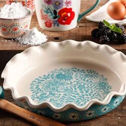 9 Inch Stoneware Pie Dish (1) -Wilton Shop 619yvmWqpxL