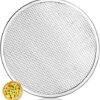 2 Pack Pizza Screen,12 Inch Non-Stick Bakeware Baking Screen, Aluminum Pizza Pan With Holes Pizza Mesh, Seamless -Wilton Shop 61BZG6x1p8S