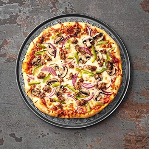 Of Home 14-inch / Medium Non-Stick Metal Pizza Pan – 2 Pack 6 Of Home 14-inch / Medium Non-Stick Metal Pizza Pan – 2 Pack - Image 4