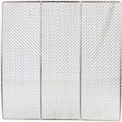10 Screen Pack, 23 Inch X 23 Inch Donut Fryer Screen, Made Of Stainless Steel, Heavy Duty Construction, 1/4 Inch Diameter Outer Frame And Support Rods, 16 Gauge Woven Mesh, Made For Commercial Use