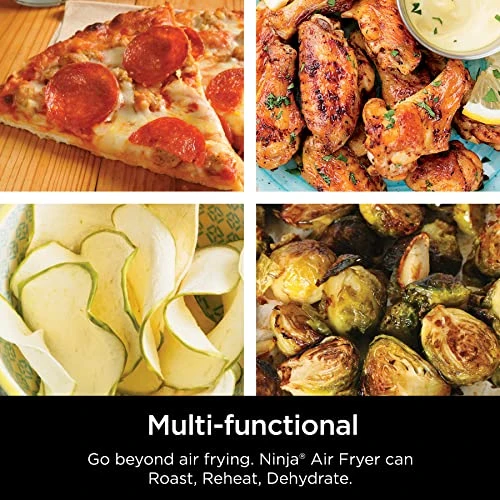 Ninja AF101 Air Fryer That Crisps, Roasts, Reheats, & Dehydrates, For Quick, Easy Meals, 4 Quart Capacity, & High Gloss Finish, Black/Grey 5 Ninja AF101 Air Fryer That Crisps, Roasts, Reheats, & Dehydrates, For Quick, Easy Meals, 4 Quart Capacity, & High Gloss Finish, Black/Grey - Image 3