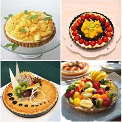 Quiche Tart Pan, Baking Pie Pan | Non-Stick Removable Loose Bottom | 20 Cm Diameter, Carbon Steel (Black) 7 Quiche Tart Pan, Baking Pie Pan | Non-Stick Removable Loose Bottom | 20 Cm Diameter, Carbon Steel (Black) -Wilton Shop 61GUEINMCUL