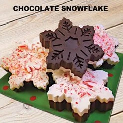 Silicone Snowflake Molds, FineGood 2 Pack Cake Pans Cookie Trays Handmade Soap Making Moulds, Also For Chocolate Pudding Jelly Muffin Cups Kitchen Baking Decoration, 6-Cavity - Blue, Purple -Wilton Shop 61HH4ctwcFL