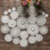Set Of 24 Hand Crochet Doilies Lace 2-7 Inch Round Cotton Beige Vintage (24pcs Beige) -Wilton Shop 61IHNk1aMEL