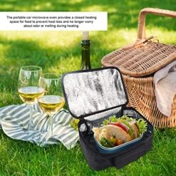 Black 12V Portable Microwave, Fast Heating Picnic Box Ffor Business Trip/Fishing/Family Travel/Camping/Picnic,Mini Oven For Meals Reheat 11.0x7.9x4.7in 11 Black 12V Portable Microwave, Fast Heating Picnic Box Ffor Business Trip/Fishing/Family Travel/Camping/Picnic,Mini Oven For Meals Reheat 11.0x7.9x4.7in -Wilton Shop 61IkUV9JGQL 1