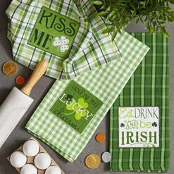 DII Celebrate St. Patrick's Day Kitchen Collection, St. Patty's Day, Dishtowel Set 8 DII Celebrate St. Patrick's Day Kitchen Collection, St. Patty's Day, Dishtowel Set -Wilton Shop 61ImmNIp26L