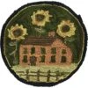 House And Sunflowers Hooked Chair Pad -Wilton Shop 61KUa0R8qqL