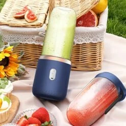 Lectric Juice Maker Portable USB Charged Juice Cup Outdoor Juice Maker Stirrer (Blue) 12 Lectric Juice Maker Portable USB Charged Juice Cup Outdoor Juice Maker Stirrer (Blue) -Wilton Shop 61MdkiegQHL